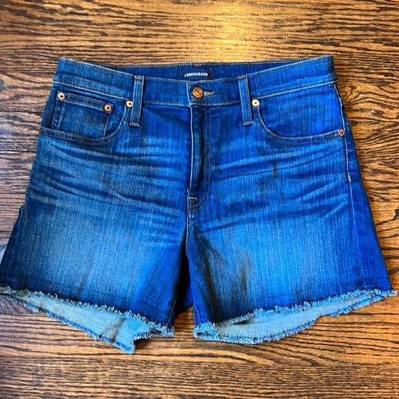 J.Crew cut off denim shorts Size 28, like new - Picture 1 of 3